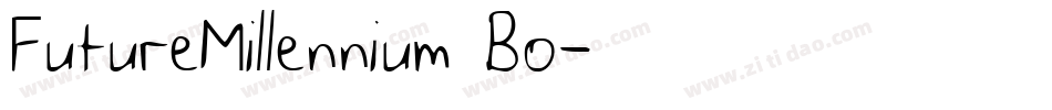 FutureMillennium Bo字体转换